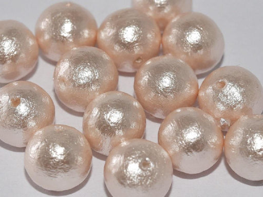 Cotton Pearls 12 mm Rosa Japanische Glasperlen Miyuki Pink