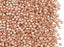 10 g 12/0 3-Cuts Rocailles Preciosa Ornela, Rosa Gold metallic, Tschechisches Glas