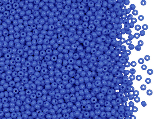 20 g 12/0 Rocailles Preciosa Ornela, Böhmische Glas, Blau Opak