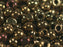 10 g 13/0 Cut Rocailles Charlotte Preciosa Ornela, Bronze irisierend Metallic, Tschechisches Glas