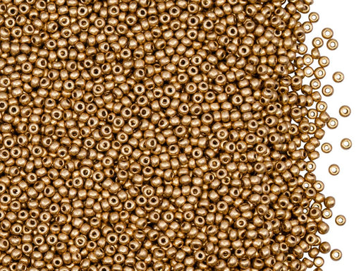 Rocailles 13/0 Aztekengold Tschechisches Glas  Farbe_Gold