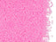 Rocailles 13/0 Kristall mit rosagefärbtem Loch  Tschechisches Glas  Farbe_Pink