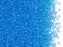 Rocailles 11/0 Hell-Aquamarin Transparent Tschechisches Glas Farbe_Blue