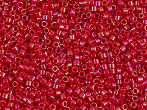 Delica Glasperlen 15/0 Opak Rot Luster Japanische Glasperlen Miyuki Color_Red