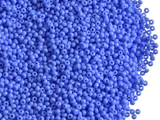 20 g 13/0 Rocailles Preciosa Ornela, Böhmische Glas, Hellblau Undurchsichtig