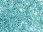 Quarter Tila™ Glasperlen 5x1.2x1.9 mm 2-Loch Opak Türkisgrün mattiert AB Japanische Glasperlen Miyuki Farbe_Green Farbe_ Multicolored