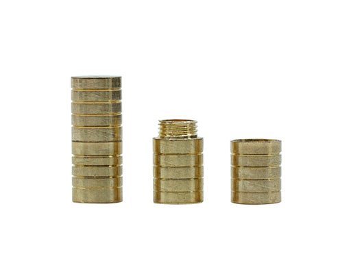 1 pc Schraubverschluss 4x14 mm, Gold, Metall