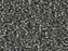Rocailles 15/0 Grau mattiert mit versilbertem Loch Japanische Glasperlen Miyuki Farbe_Grey Farbe_ Silver