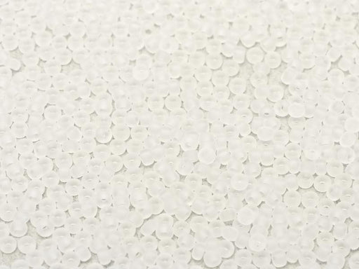 Rocailles 15/0 Kristall mattiert Japanische Glasperlen Miyuki Farbe_Clear