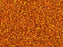 Rocailles 15/0 Gefärbt halbmatt mit versilbertem Loch  Japanische Glasperlen Miyuki Farbe_Orange