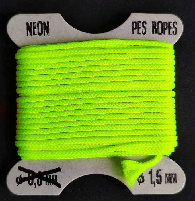 Pes Seile 5x15 mm Neon Gelb Polyester Farbe_Yellow