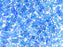 Quarter Tila™ Glasperlen 5x1.2x1.9 mm 2-Loch Transparent Hellchartreuse AB Japanische Glasperlen Miyuki Farbe_Blue Farbe_ Multicolored