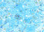 Quarter Tila™ Glasperlen 5x1.2x1.9 mm 2-Loch Transparent Hellsaphir AB Japanische Glasperlen Miyuki Farbe_Blue Farbe_ Multicolored