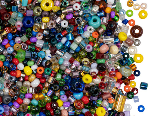 Glasperlen-Mix alle Preciosa Beads Tschechisches Glas  Farbe_Multicolored