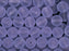Runde Perlen 8 mm Hellblau matt Tschechisches Glas Farbe_Purple