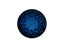 Tschechische Glasknöpfe handbemalt Größe 10 (22.5mm | 7/8") Jet Black AB mit Blumen Tschechisches Glas  Color_Blue Color_Multicolored