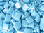 Tila™ Glasperlen  5x5 mm 2-Loch  Opak Türkis-Blau mattiert AB Japanische Glasperlen Miyuki Farbe_Blue Farbe_ Multicolored