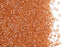 Rocailles 10/0 Kristall Braun orangegefärbtes Loch Tschechisches Glas Color_Orange