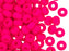 Glasperlen Pony 7 x 5 mm Neon Pink Tschechisches Glas Color_Pink