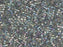 Delica Glasperlen 15/0 Transparent Grau irisierend Japanische Glasperlen Miyuki Color_Grey Color_Multicolored