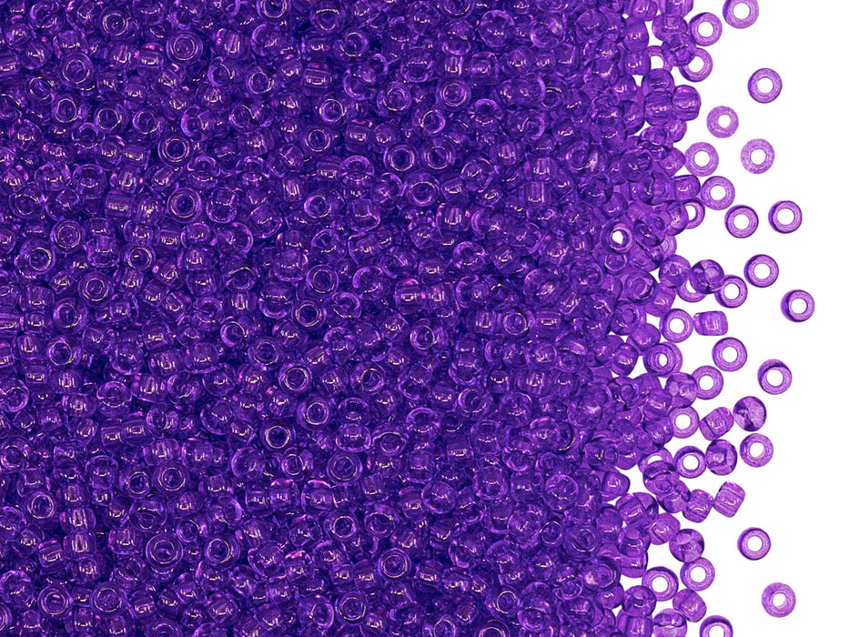 Rocailles 11/0 Kristall Violet Solgel Farbperlen Tschechisches Glas Farbe_Purple