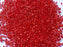 Delica Beads Cut 10/0 Feuerrot mit Silbereinzug Japanische Glasperlen Miyuki Farbe_Red Farbe_ Silver