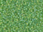 Delica Glasperlen 15/0 Transparent Lime mattiert AB Japanische Glasperlen Miyuki Color_Green Color_Multicolored