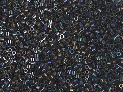 Delica Glasperlen 15/0 Blau irisierend Japanische Glasperlen Miyuki Color_Blue Color_Multicolored
