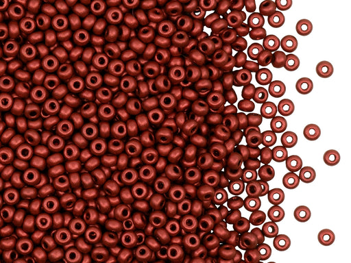 Rocailles 9/0 Lavarot Tschechisches Glas Color_Red