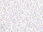 Delica Glasperlen 15/0 Weiß Perlmutt AB Japanische Glasperlen Miyuki Color_White Color_Multicolored