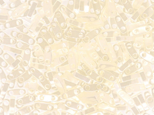 Quarter Tila™ Glasperlen 5x1.2x1.9 mm 2-Loch Opal Ceylon Japanische Glasperlen Miyuki Farbe_Beige