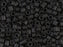 Delica Rocailles 8/0 Schwarz mattiert Japanische Glasperlen Miyuki Farbe_Black