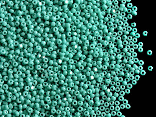 1-Cut Charlotte Beads Preciosa Ornela 13/0 Grün Türkis Tschechisches Glas  Green