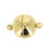 Magnetverschluss 12 mm vergoldet mit 23 Karat Gold Metall Color_Gold