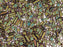 Quarter Tila™ Glasperlen 5x1.2x1.9 mm 2-Loch Mattiert Metallic Khaki irisierend  Japanische Glasperlen Miyuki Farbe_Green Farbe_ Purple