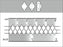 30 pcs Diamonduo™ Beads 5x8 mm, 2-Loch , Betongrau, Tschechisches Glas (Diamonduo™ Beads)
