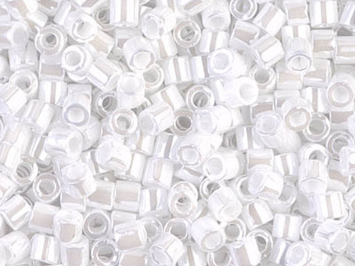 Delica Rocailles 8/0 Weiß Perlmutt Japanische Glasperlen Miyuki Farbe_White
