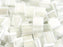 Tila™ Glasperlen  5x5 mm 2-Loch  White Pearl Ceylon Japanische Glasperlen Miyuki Farbe_White