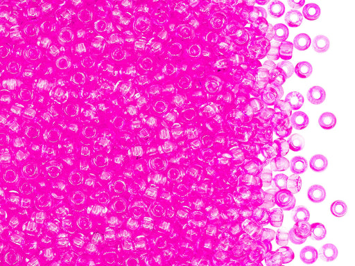 Rocailles 9/0 Neon Rosa Tschechisches Glas  Farbe_Pink