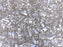 Quarter Tila™ Glasperlen 5x1.2x1.9 mm 2-Loch Silbergrau Japanische Glasperlen Miyuki Farbe_Grey
