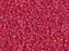 Delica Glasperlen 15/0 Opak Rot AB mattiert Japanische Glasperlen Miyuki Color_Red
