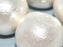 Cotton Pearls 20 mm Weiß Japanische Glasperlen Miyuki White