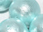 Cotton Pearls 20 mm Aqua Japanische Glasperlen Miyuki Blue