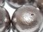 Cotton Pearls 20 mm Bronze Japanische Glasperlen Miyuki Brown