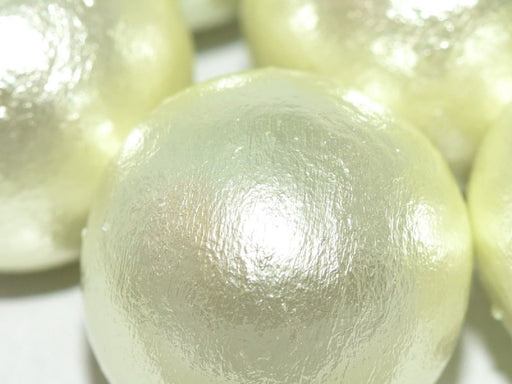 Cotton Pearls 25 mm Minzgrün  Japanische Glasperlen Miyuki Green