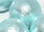 Cotton Pearls 25 mm Aqua Japanische Glasperlen Miyuki Blue