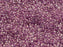 Fire Polished facettierte Glasperlen rund 2 mm Kristall Vega Luster Tschechisches Glas  Farbe_Purple