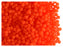 4 g Rund NEON ESTRELA Perlen 2mm, Böhmisches Glas, Orange
