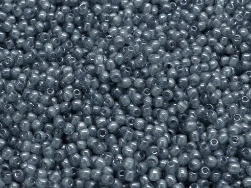 Runde Perlen 2 mm Kristall Blau Luster Tschechisches Glas  Farbe_Blue