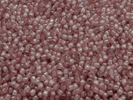 Runde Perlen 2 mm Kristall Lila Luster Tschechisches Glas  Farbe_Purple